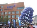Ballon Pierres Ballon Weitflug Wettbewerb am ARD-Hauptstadtstudio